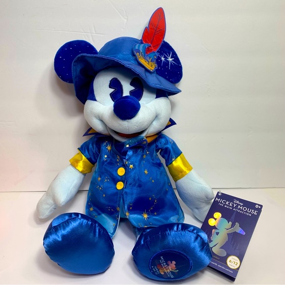 NWT. Disney main attraction Mickey Mouse Peter Pan plush